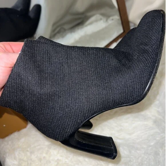 Donna Karan Fabric Ankle Boots - Picture 7 of 10